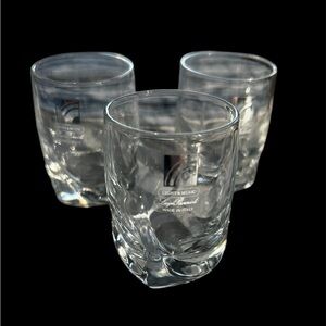 Luigi Bermioli Clear Glass Liquor Glasses Set of 3